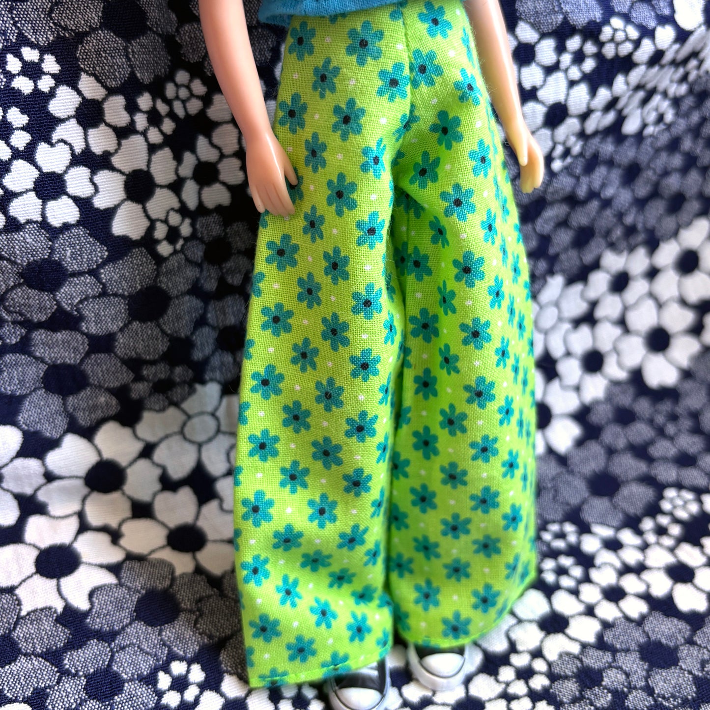 Green Lazy Daisy Wide Leg Pants