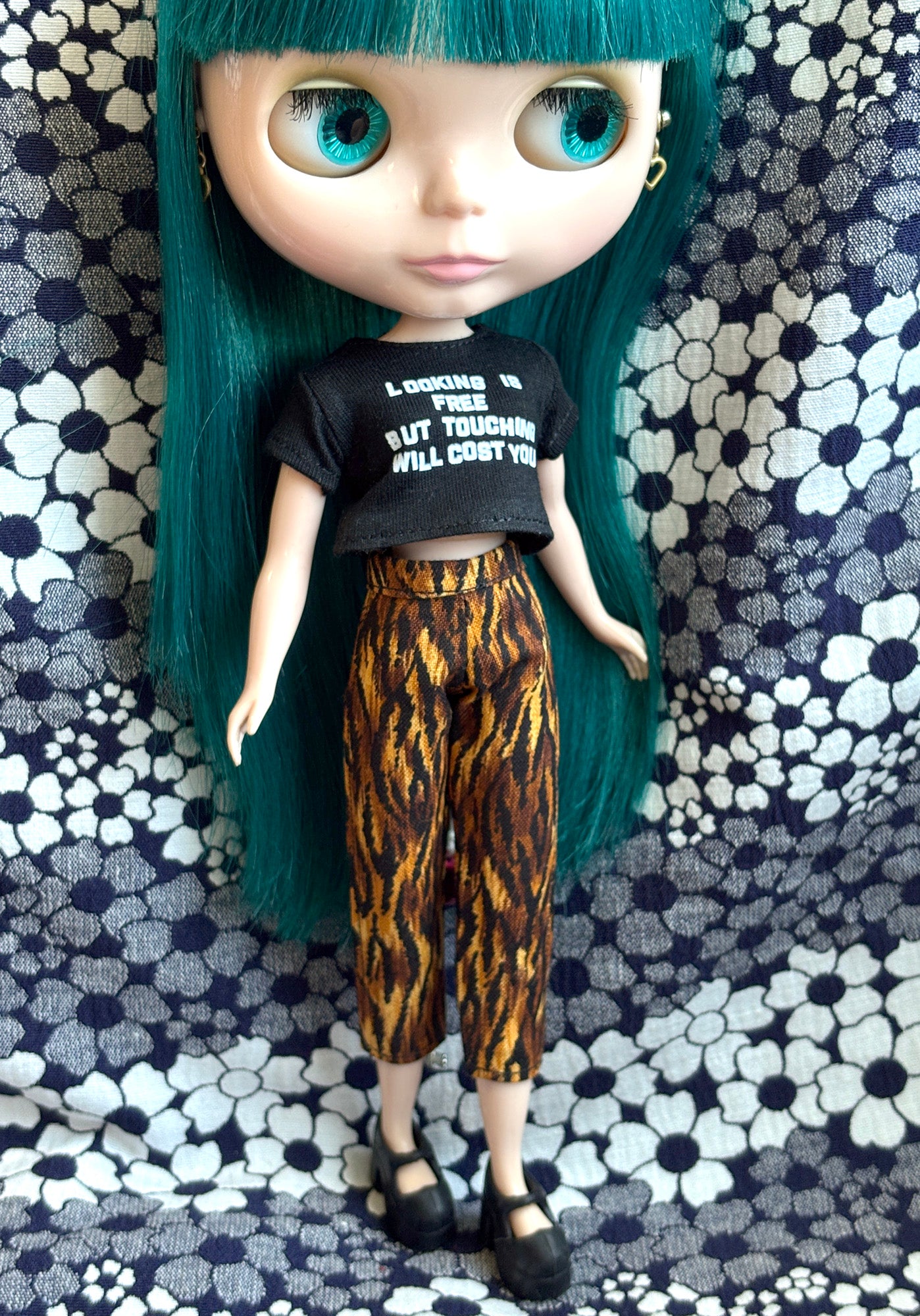 Retro Tiger Stripe Beatnik Baby Pants