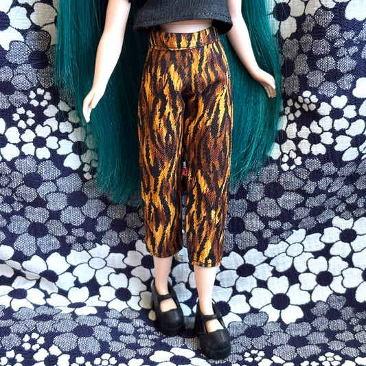 Retro Tiger Stripe Beatnik Baby Pants