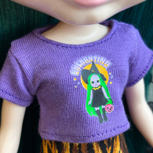 Enchanting Witch Crop Tee for Blythe