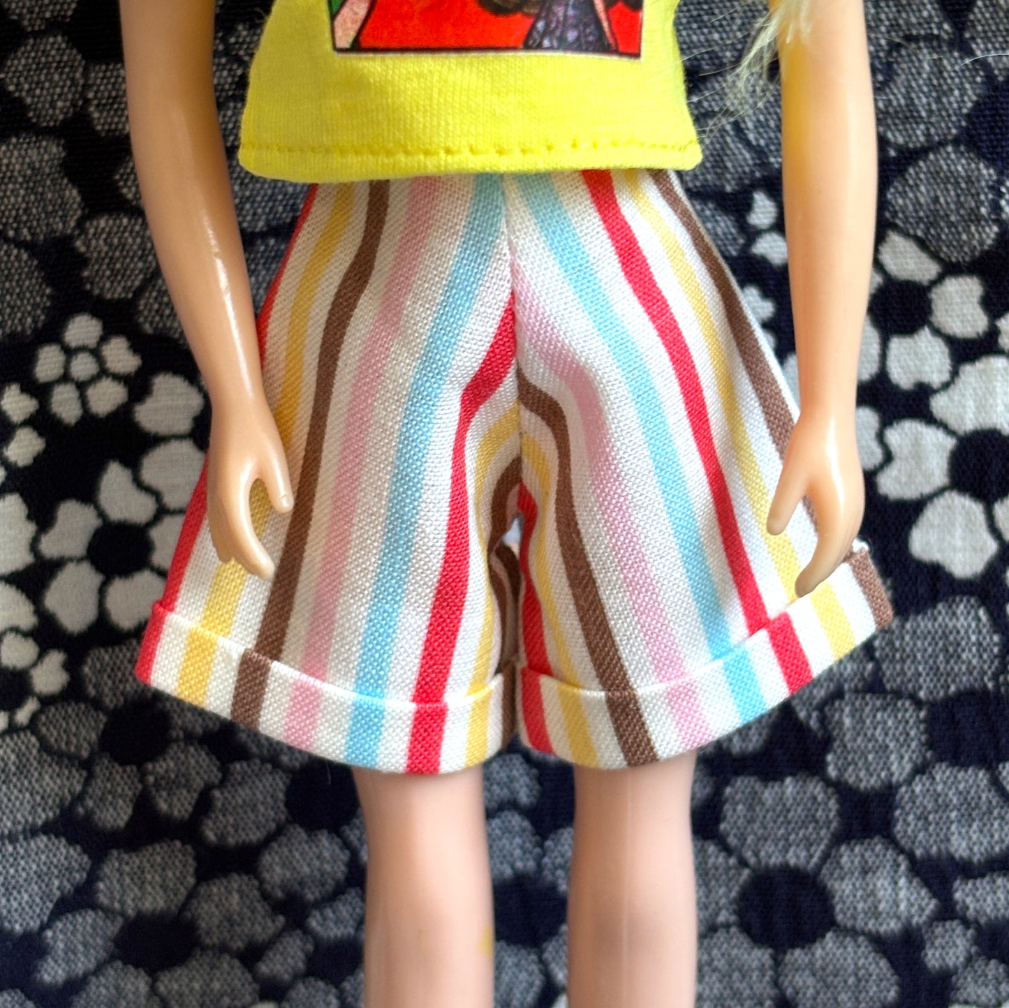 Sweet Shoppe Stripes Cuffed Cutie Shorts