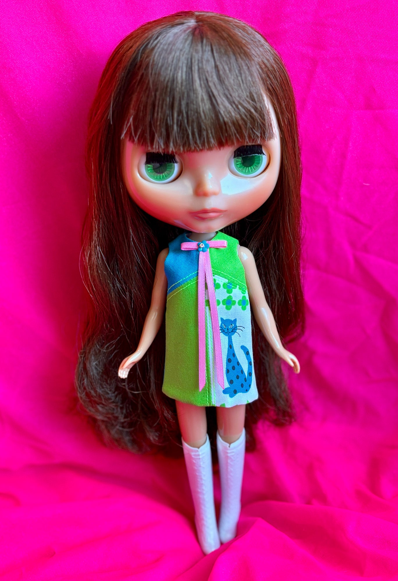 What's New Pussycat? Color Block Mod Shift Mini Dress