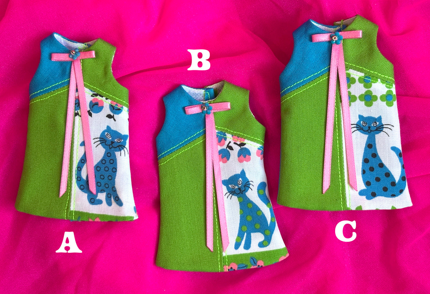 What's New Pussycat? Color Block Mod Shift Mini Dress