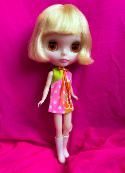 Make Me A Bouquet Color Block Mod Shift Mini Dress