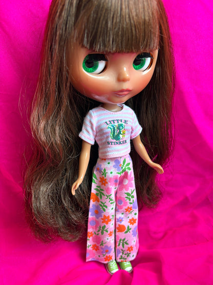 Flower Show Pink Wide Leg Pants