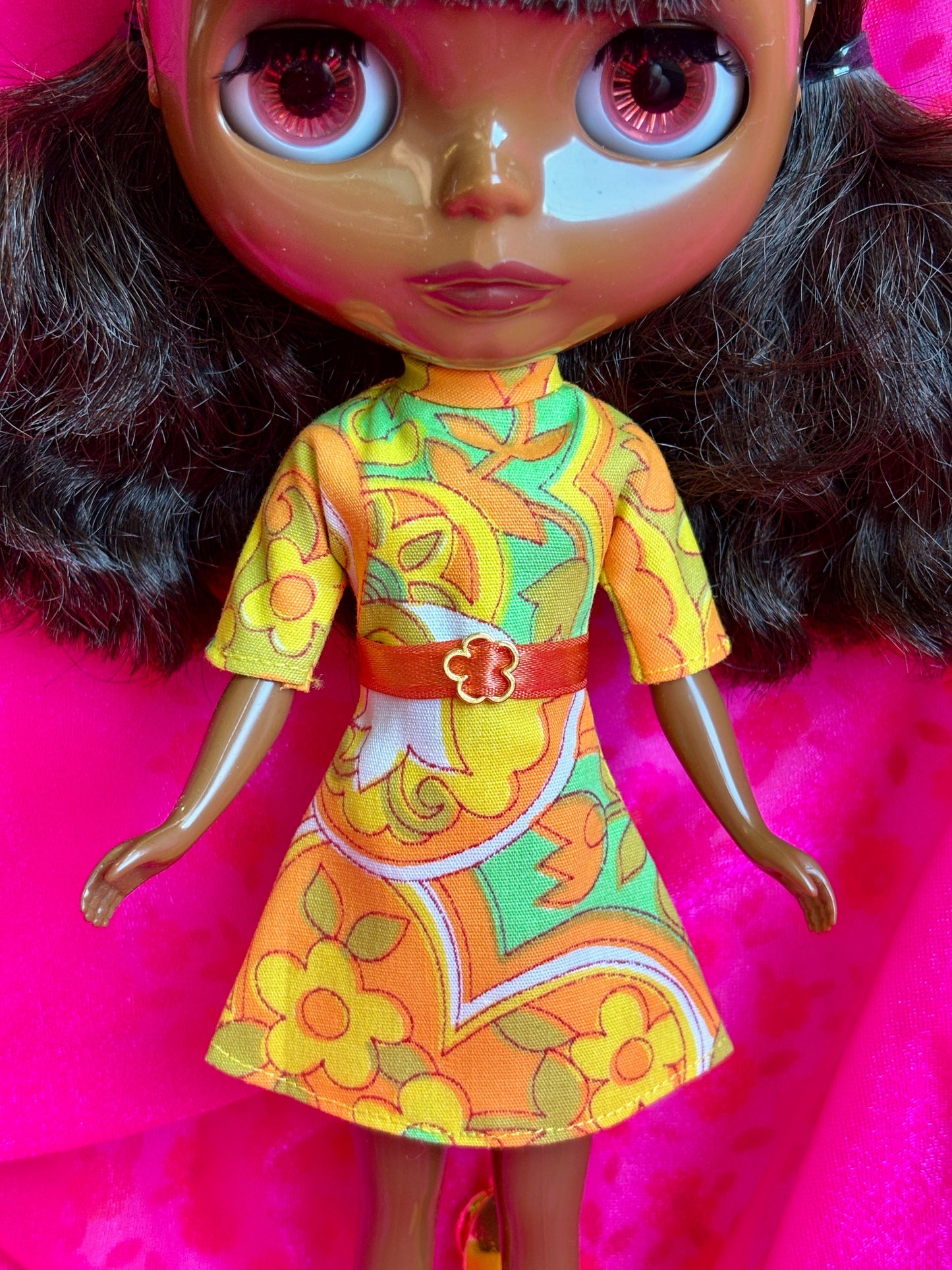 Groovin' Mod Vintage Dress & Cape Set