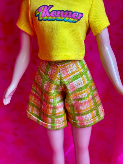 Plaid About It Cuffed Cutie Shorts