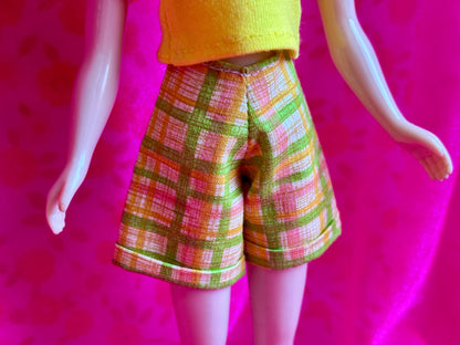 Plaid About It Cuffed Cutie Shorts