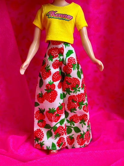 Strawberry Pie Wide Leg Pants