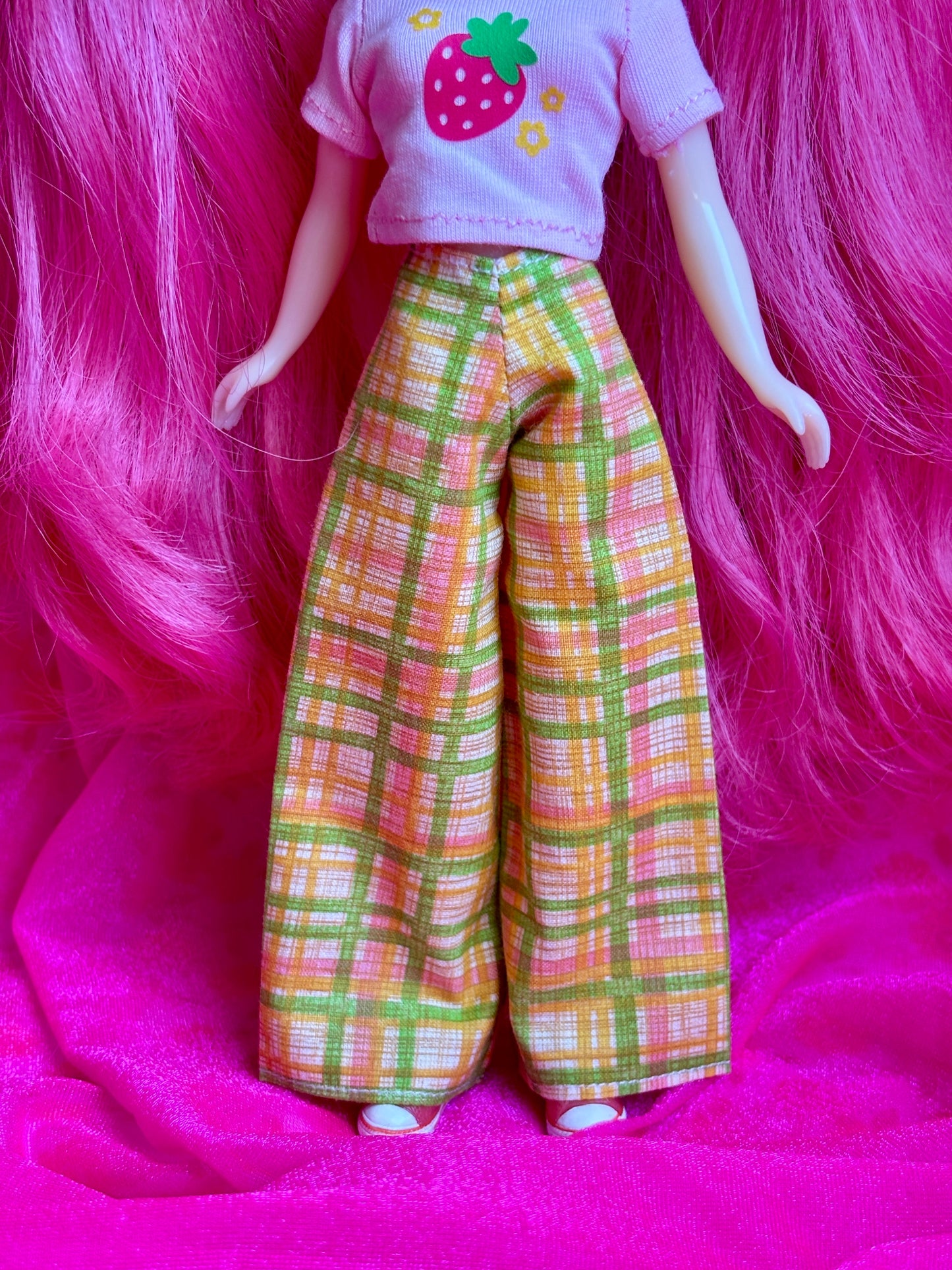 Plaid About It Wide Leg Pants