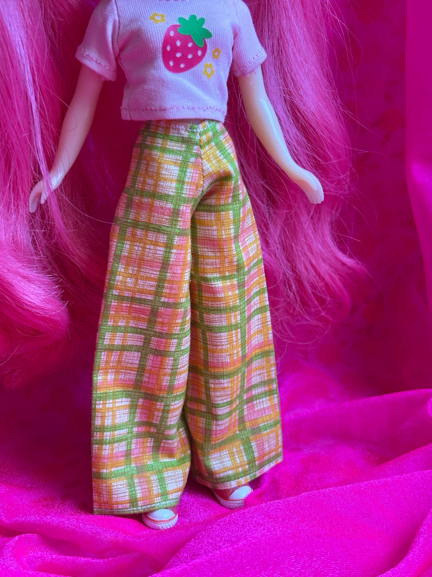 Plaid About It Wide Leg Pants