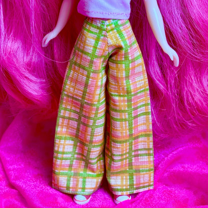 Plaid About It Wide Leg Pants