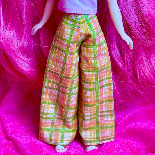 Plaid About It Wide Leg Pants