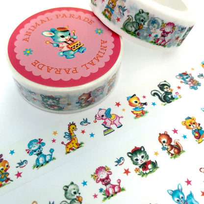 Animal Parade Washi Tape
