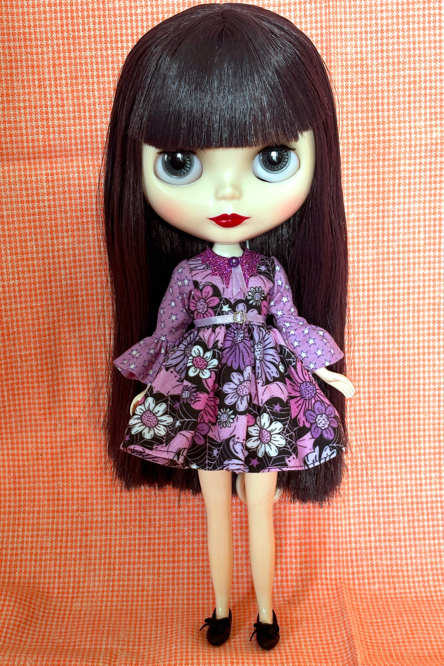 SAMPLE SALE Bats in the Belfry Ruffle Sleeve Dress