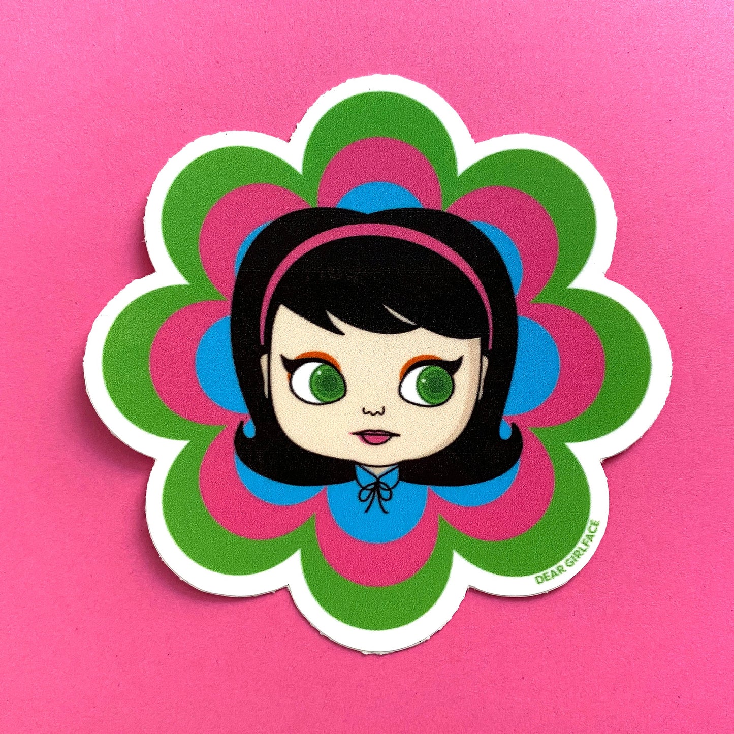 Classic Bloomin' Goldie Vinyl Sticker
