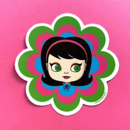 Classic Bloomin' Goldie Vinyl Sticker