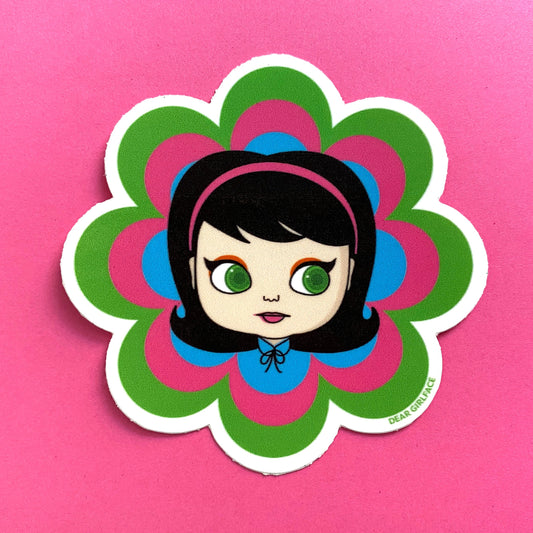 Classic Bloomin' Goldie Vinyl Sticker