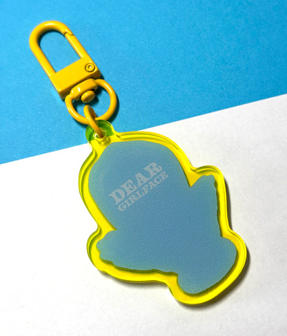 Bluebird Cutie Acrylic Bag Charm