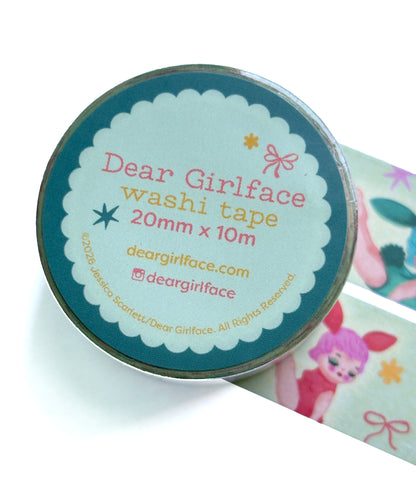 Bunny Girls Wide Washi Tape