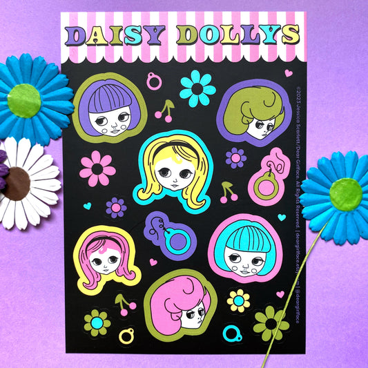 Daisy Dollys Sticker Sheet