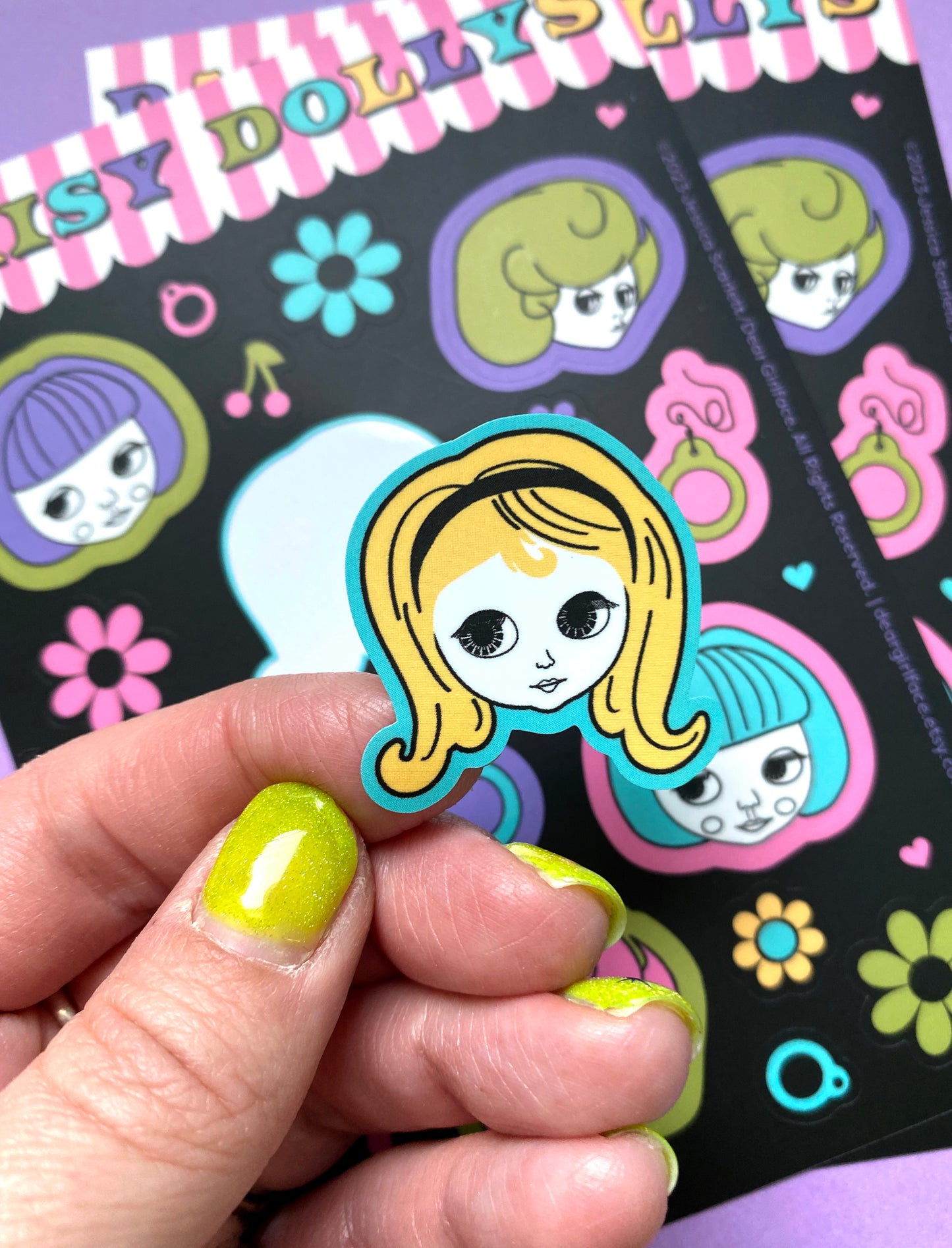 Daisy Dollys Sticker Sheet