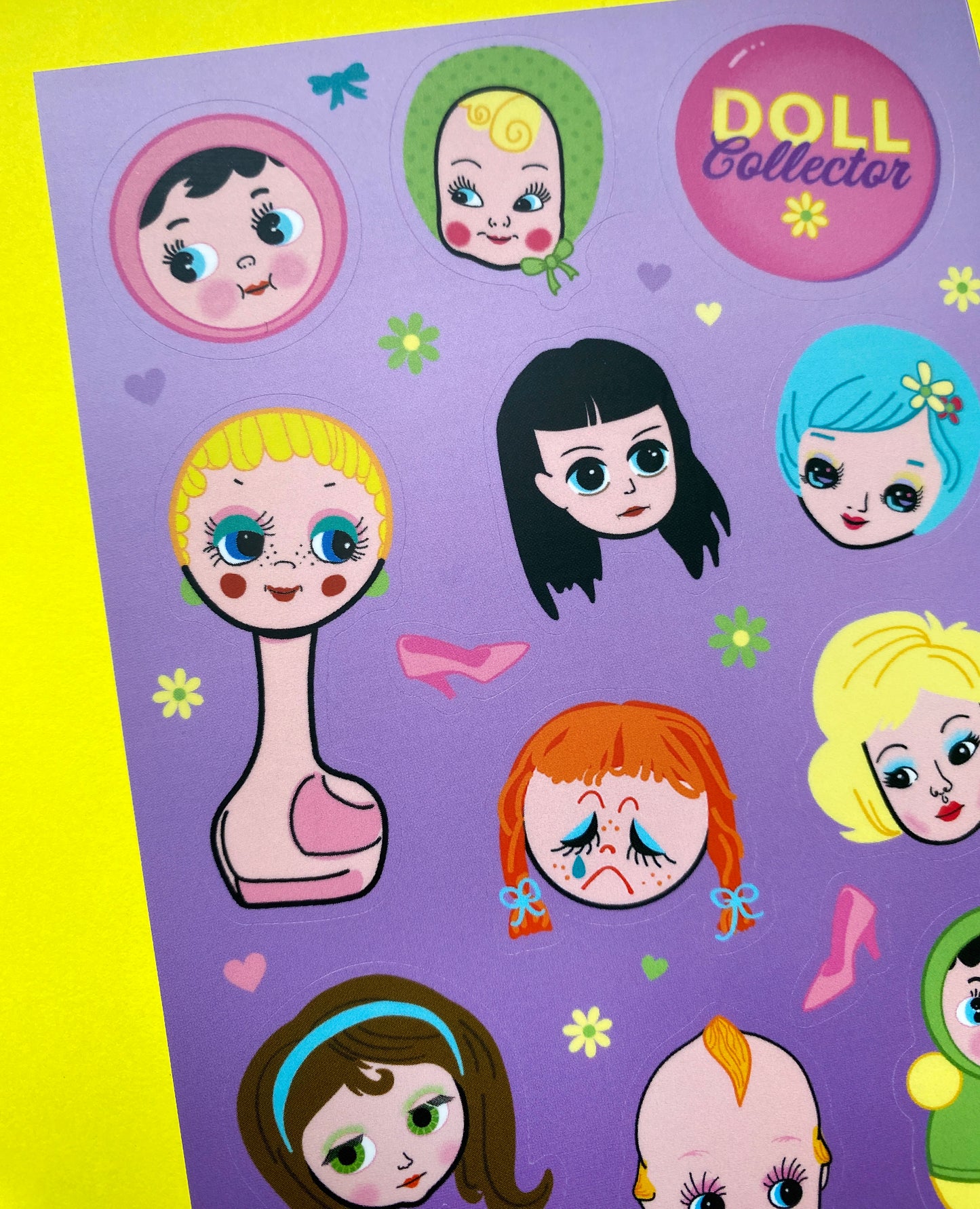 Doll Collector Sticker Sheet