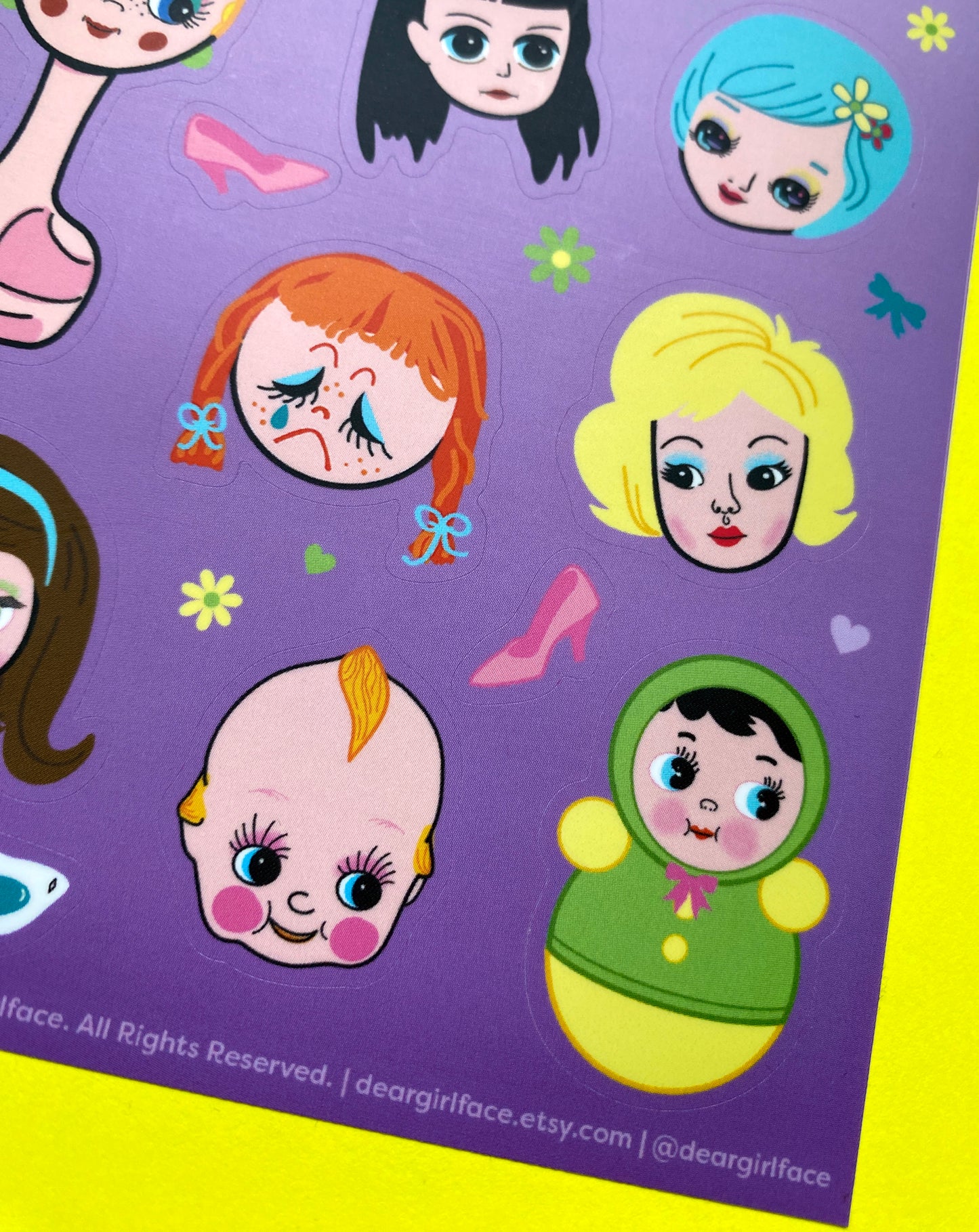 Doll Collector Sticker Sheet