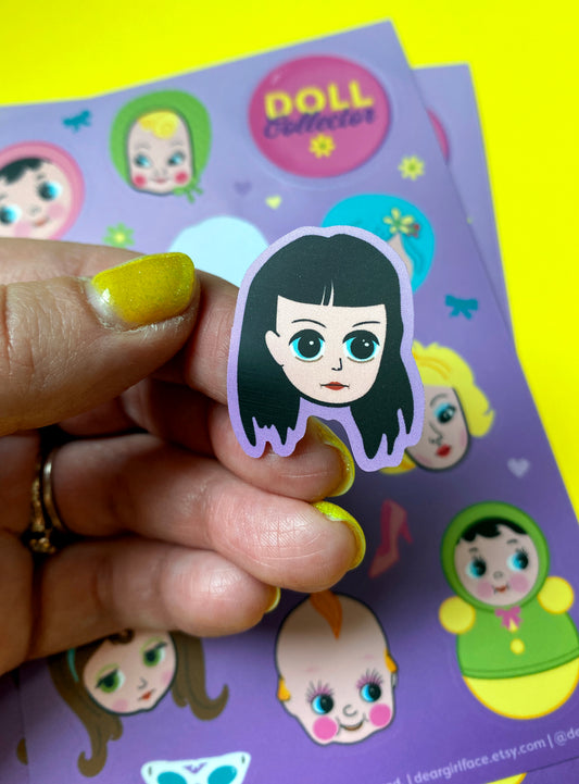 Doll Collector Sticker Sheet