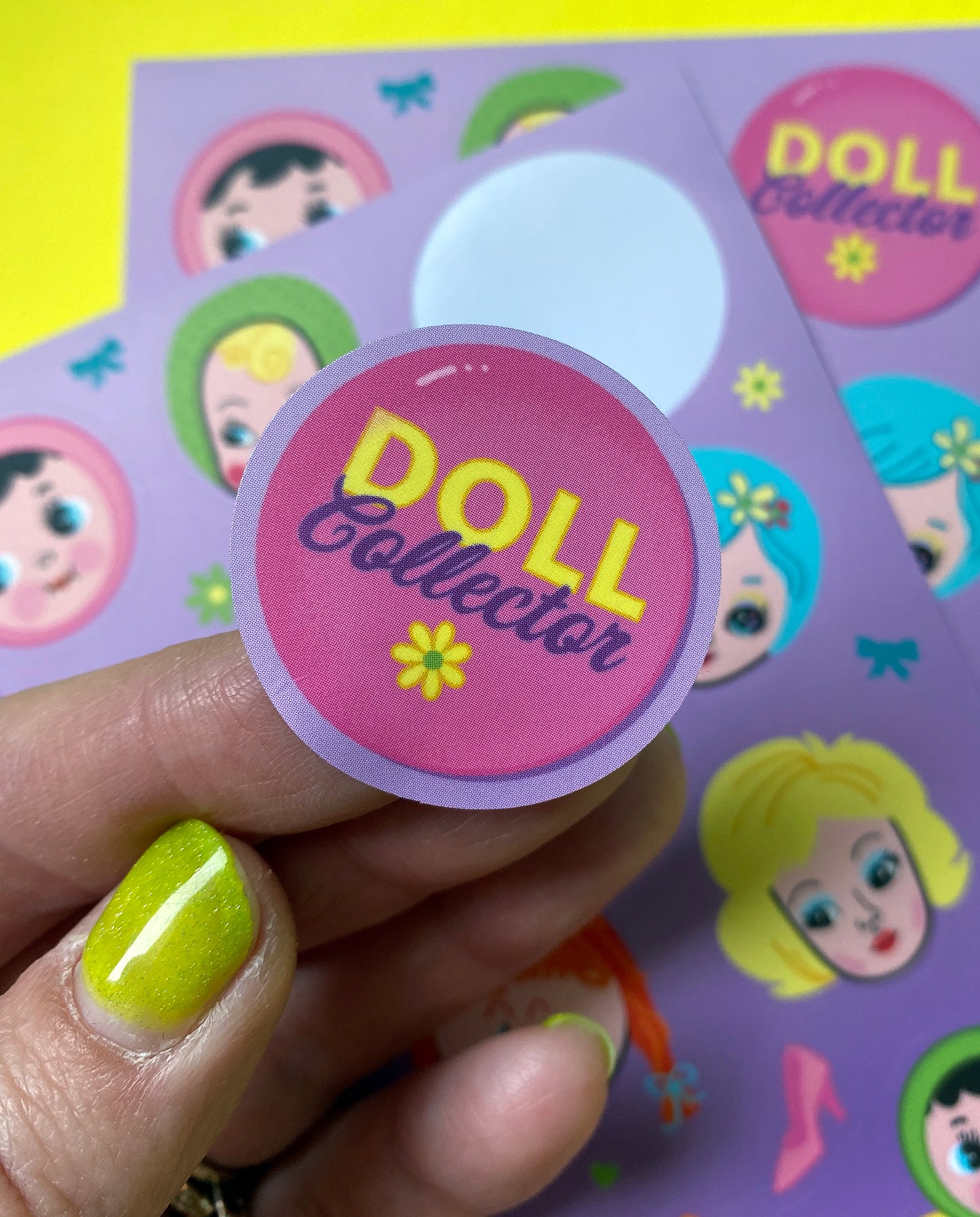 Doll Collector Sticker Sheet