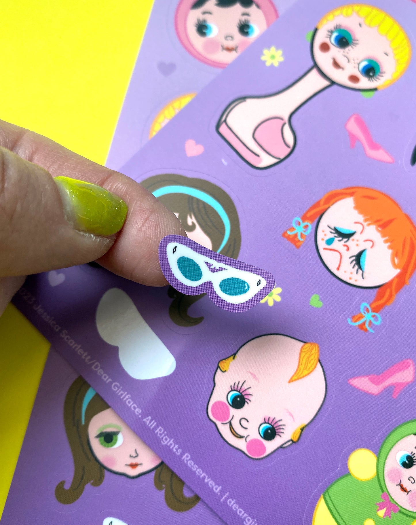 Doll Collector Sticker Sheet