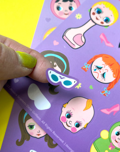 Doll Collector Sticker Sheet