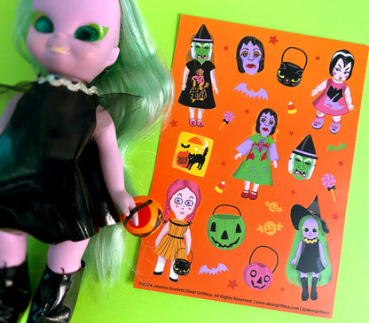 Happy Dolloween Sticker Sheet