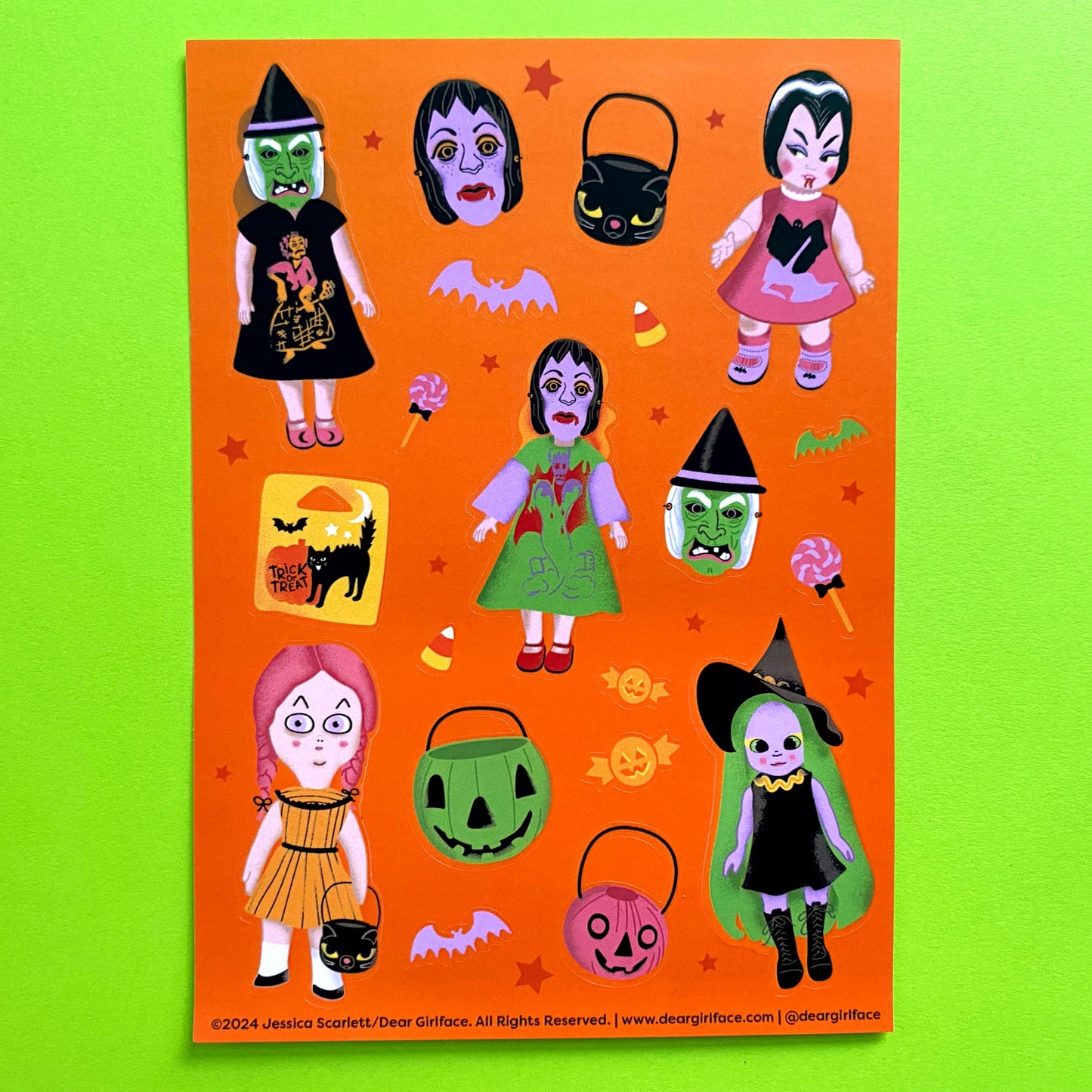 Happy Dolloween Sticker Sheet