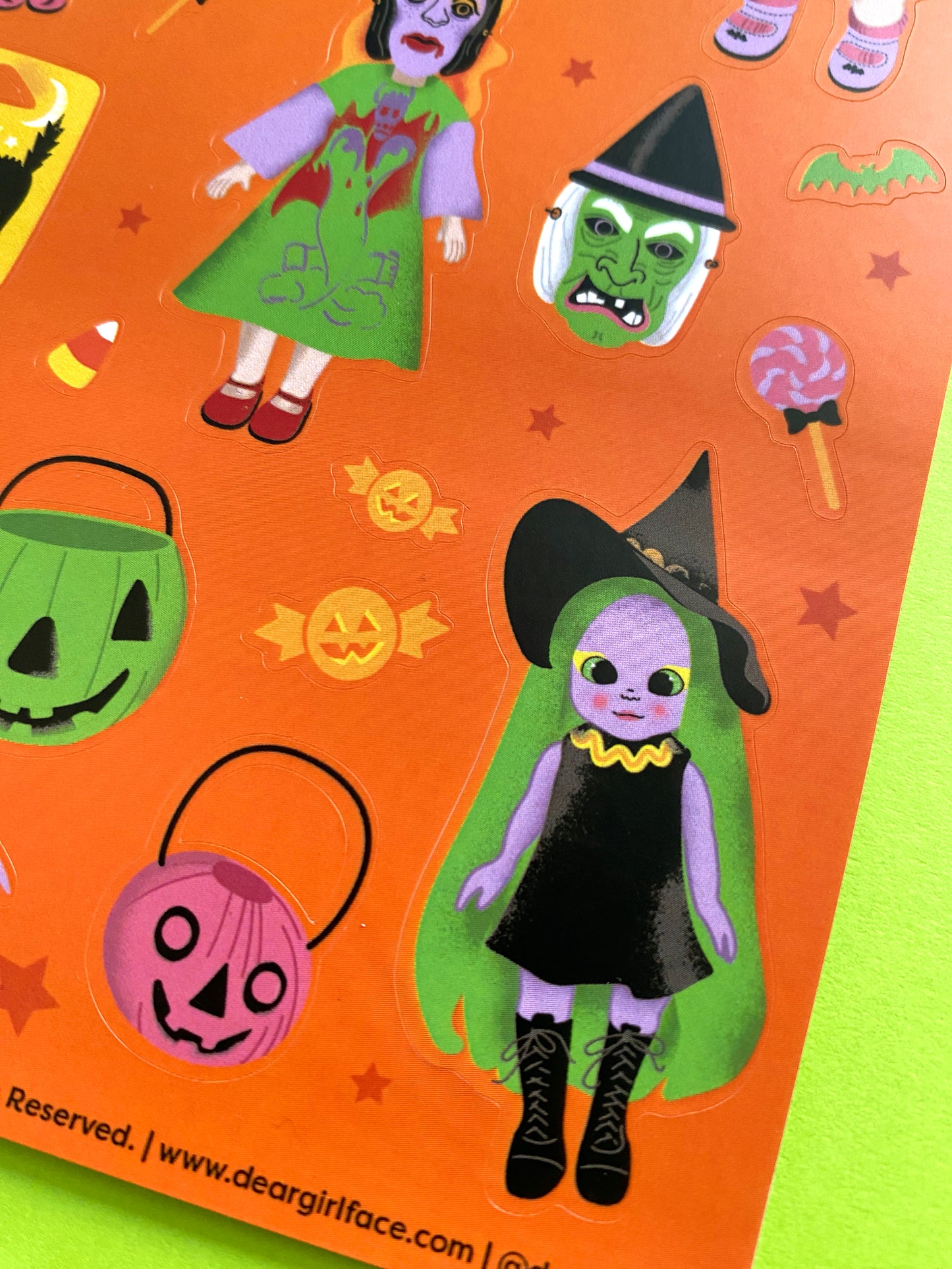 Happy Dolloween Sticker Sheet
