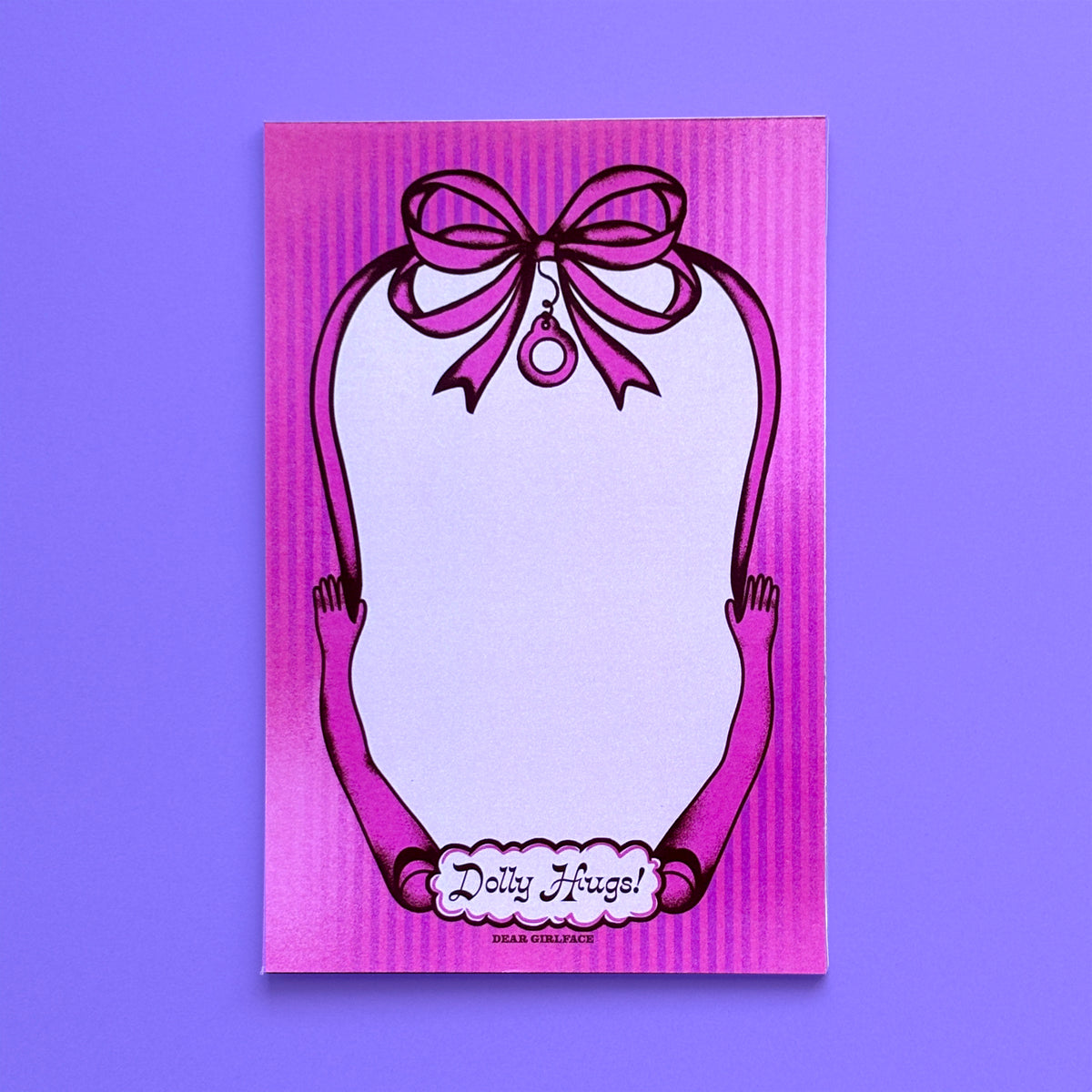 Dolly Hugs 4x6 Paper Notepad