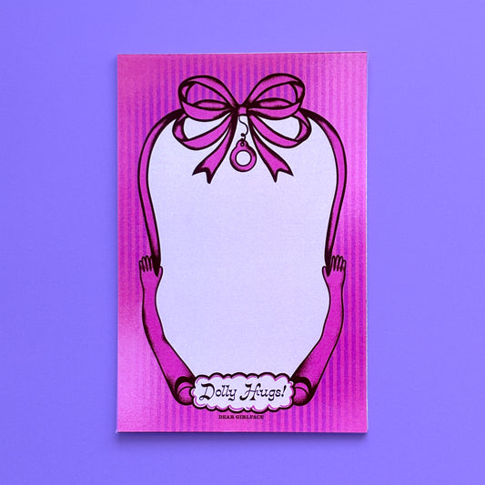 Dolly Hugs 4x6 Paper Notepad