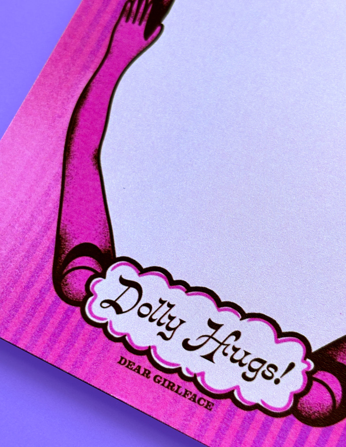Dolly Hugs 4x6 Paper Notepad