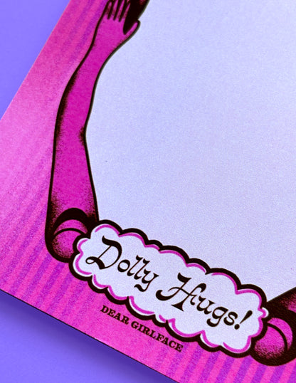 Dolly Hugs 4x6 Paper Notepad