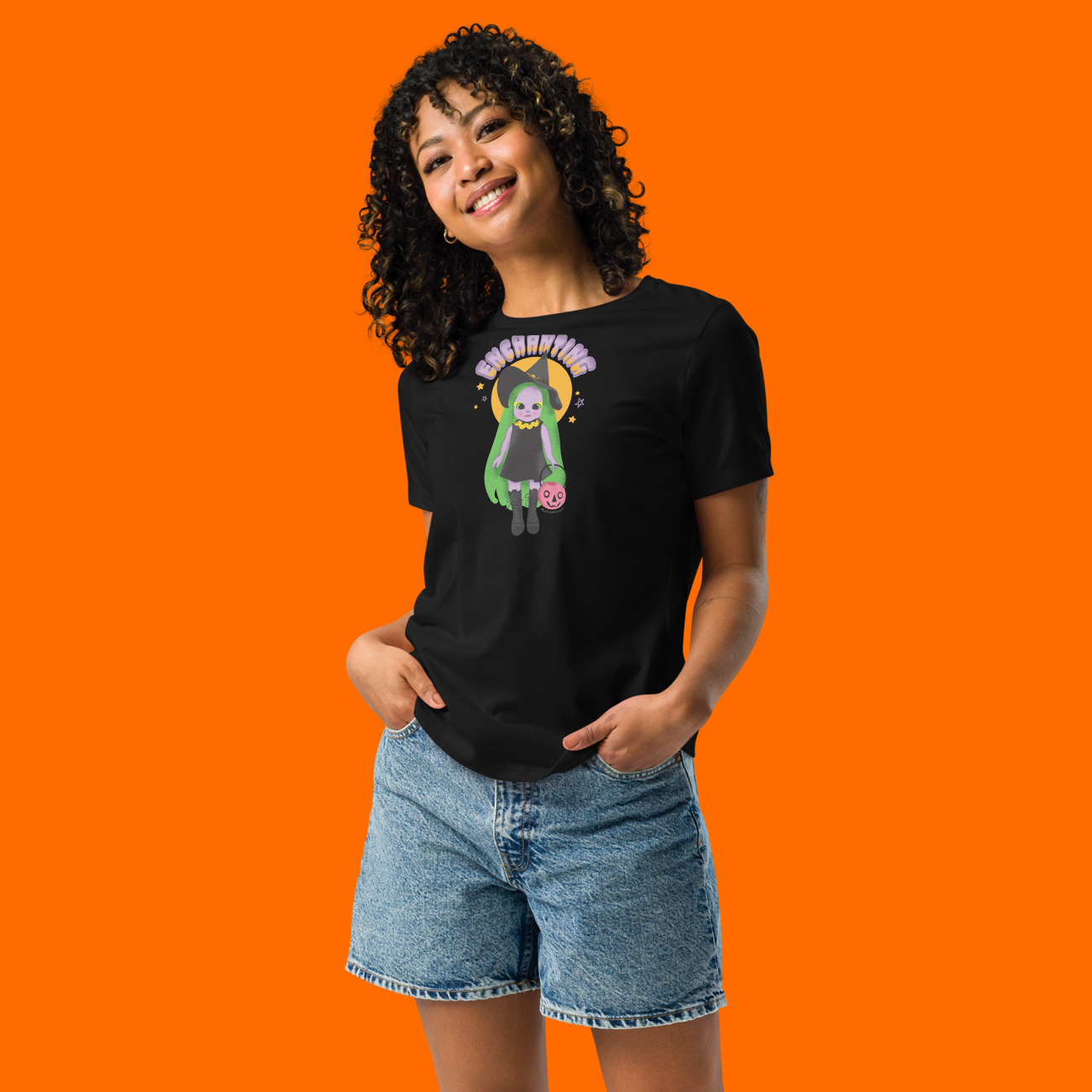 Enchanting Witch Ladies Relaxed Fit Tee