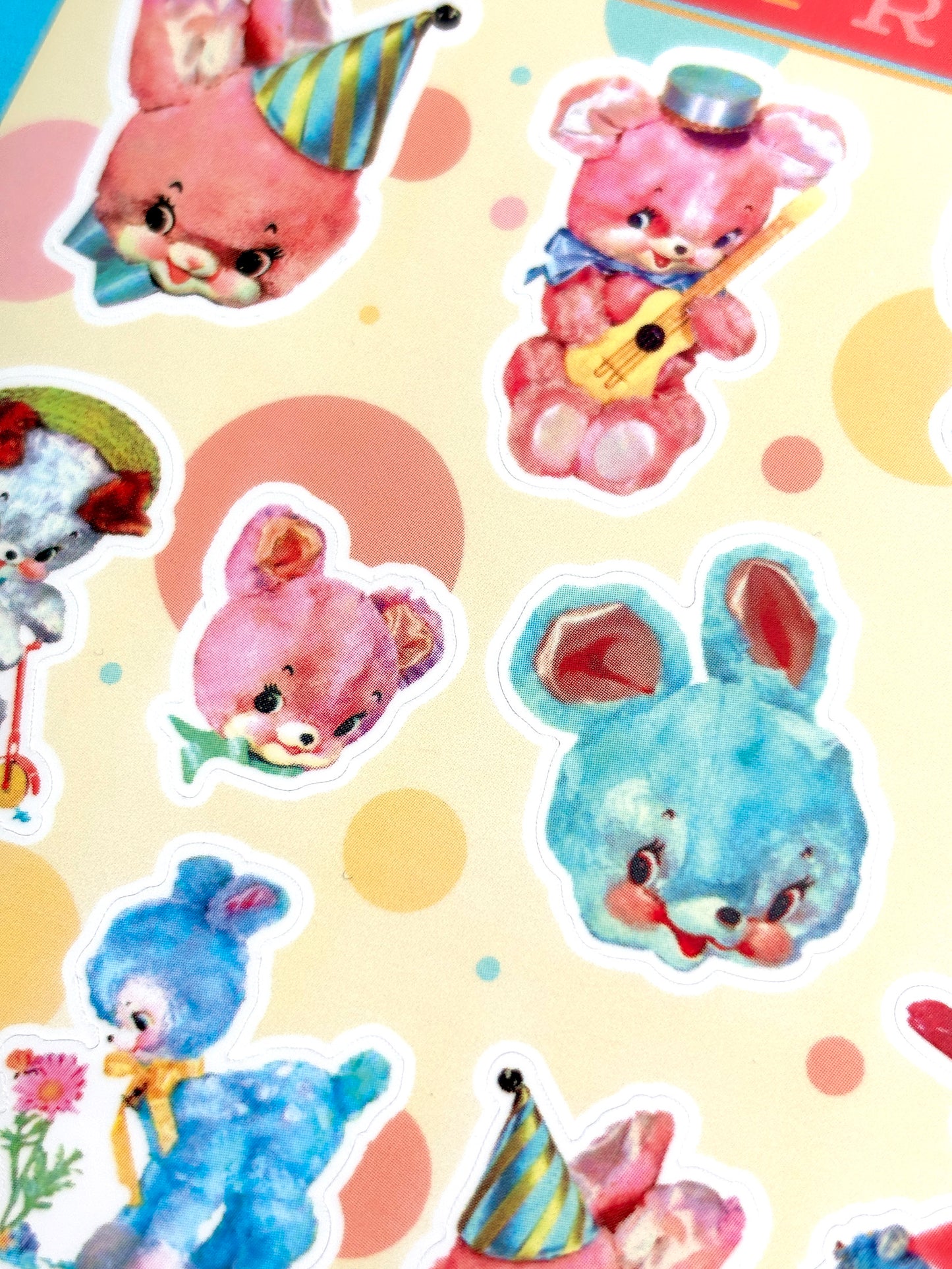 Fuzzy Friends Sticker Sheet