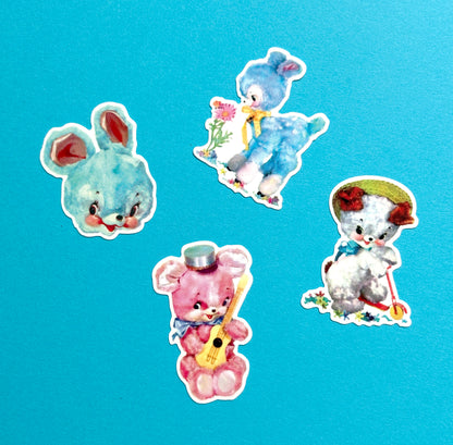 Fuzzy Friends Sticker Sheet