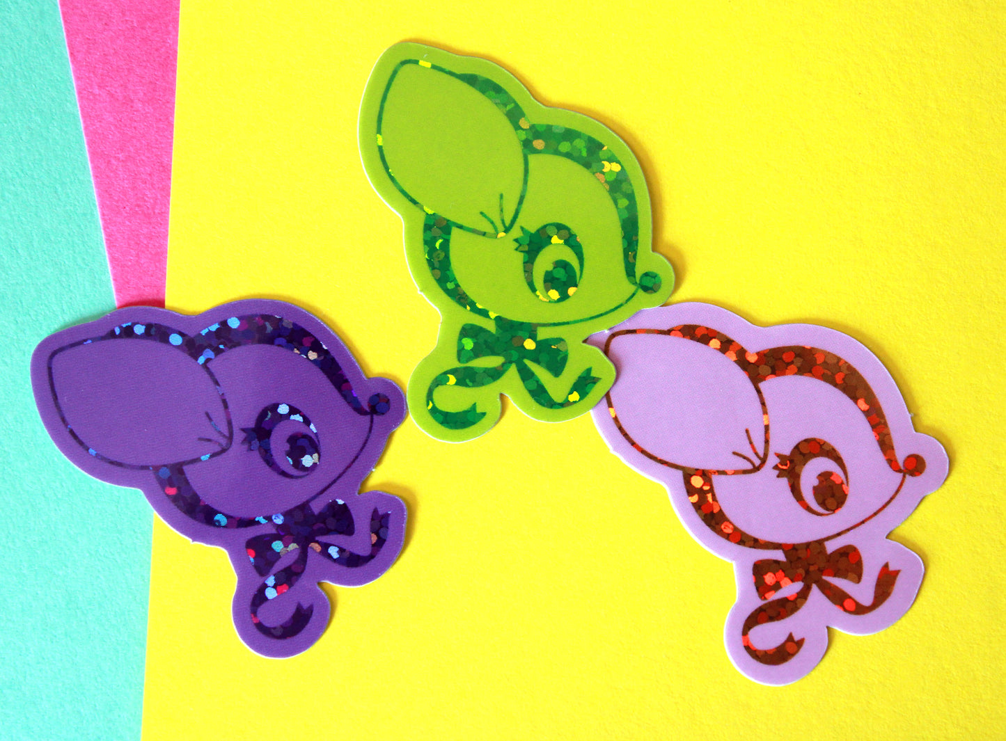 Mini Darling Deer Glitter Mini Stickers Pack
