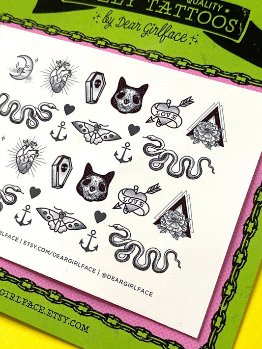 DOLLY TATTOOS / Black & Gray Set Vol. I