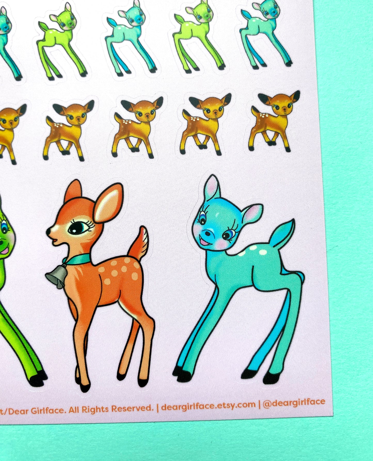 Kitsch Deer Sticker Sheet