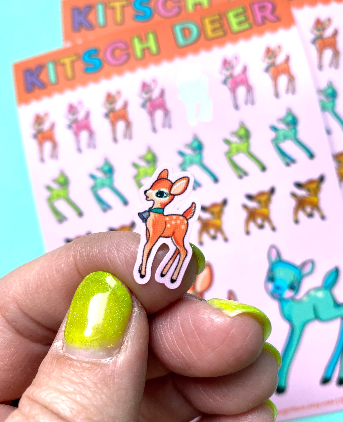 Kitsch Deer Sticker Sheet