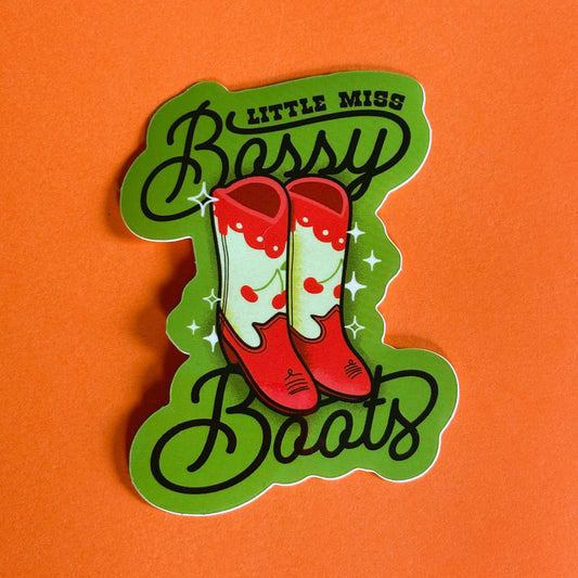 Little Miss Bossy Boots Blythe Vinyl Sticker