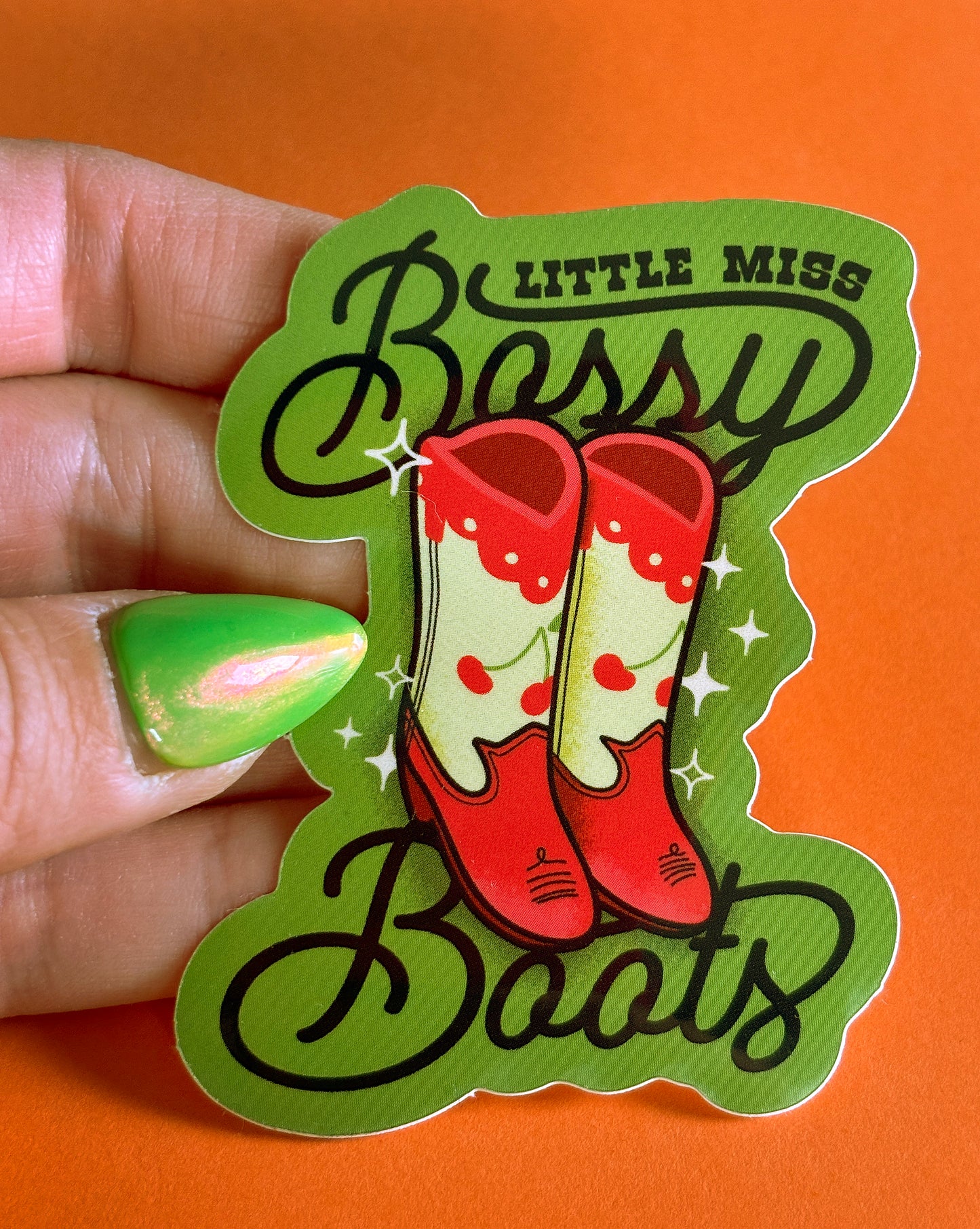 Little Miss Bossy Boots Blythe Vinyl Sticker