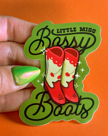 Little Miss Bossy Boots Blythe Vinyl Sticker