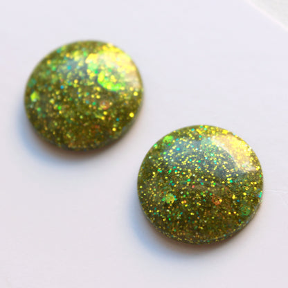 Dirty Martini / Glitter Resin Blythe Eye Chips